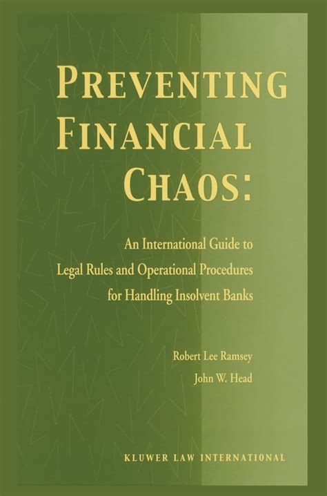 Buy Preventing Financial Chaos: An International Guide to Legal Rules ...