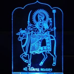 Talgo UMIYA MATAJI Acrylic 3D Illusion RGB 7 Colour Changing LED Plug n ...