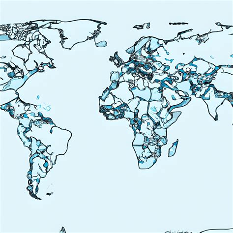Modern Map of World 的图像结果