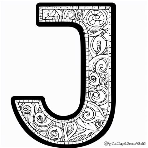 Letter J Coloring Pages