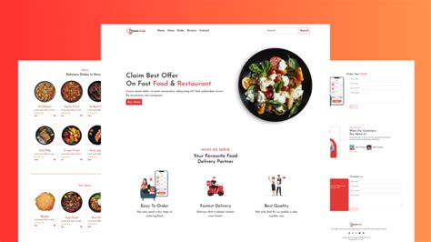 Image result for How to Create Food a Website Using Only HTML