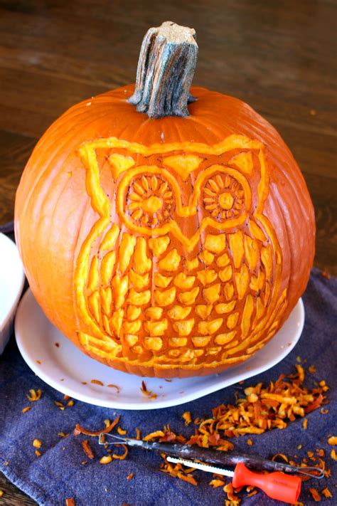 Woodland Owl Pumpkin Carving Deluxe - Welcome To Nana's
