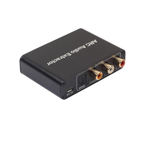 HDMI ARC Audio Extractor 3.5mm Stereo Fiber Coaxial Converter– UNIQKART