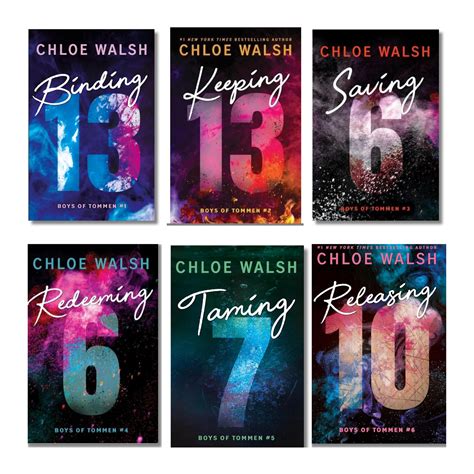 Boys of Tommen Series Walsh combo: (6 Books) By Chloe Walsh (Paperback ...