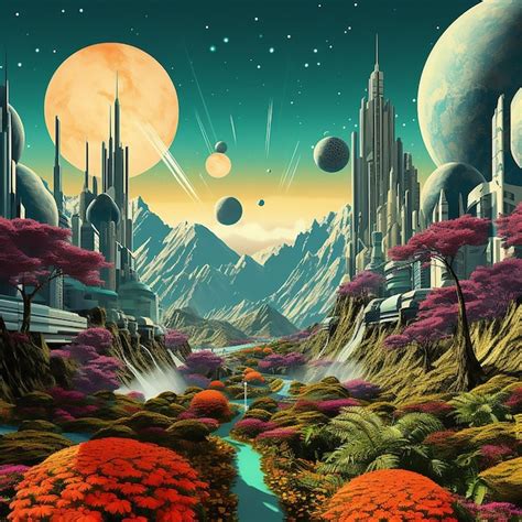 Image result for Alien Landscape Paintings