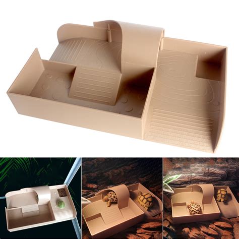 Buy BetterZ Turtle Basking Platform With Food Trough Climbing Ladder ...