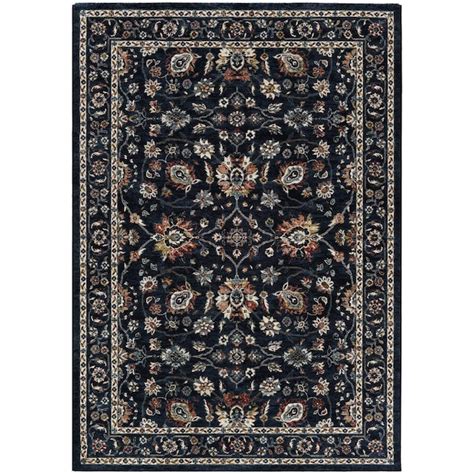 Couristan MONARCH 3 X 5 Navy Indoor Area Rug at Lowes.com