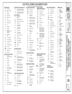 Electrical Abbreviations And Symbols Used Of Flr - Fill and Sign ...