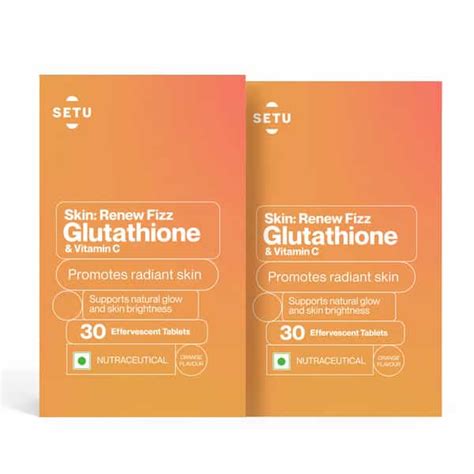 Buy SETU SKIN RENEW - 60 EFFERVESCENT TABLETS | GLUTATHIONE WITH ...
