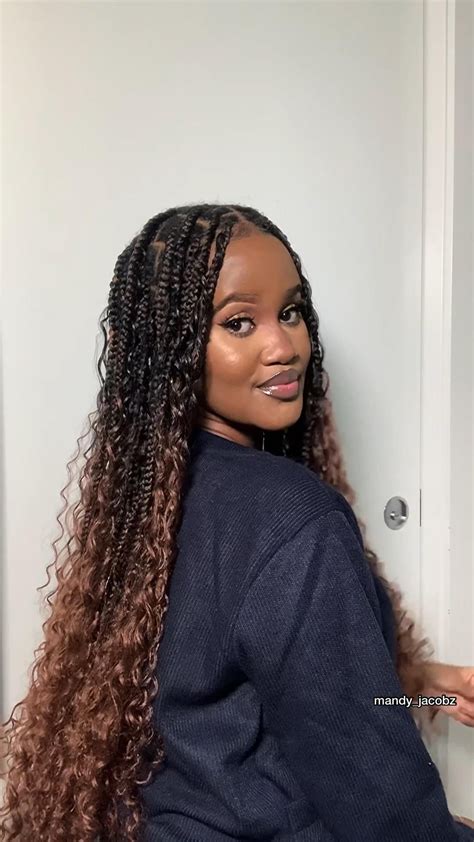 Boho Knotless Braids | Goddess braids, Braids, Braided hairstyles