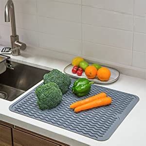 Buy Zollyss Silicone Dish Drying Mat for Kitchen Counter, Extra Large ...
