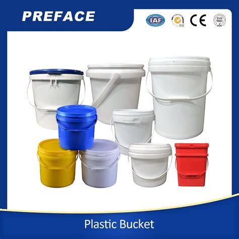 Multi-Gauge Square Plastic Bucket Packaging Airtight Pet Food Container ...