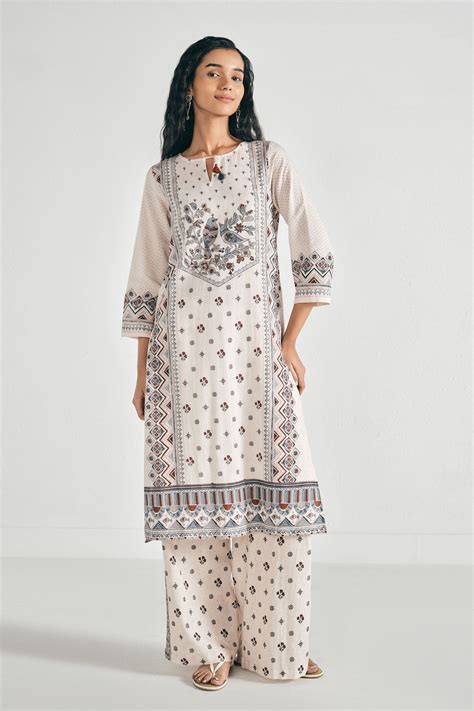 Buy Birdsong Printed Kurta Set Online In India at Global Desi S26H802P ...