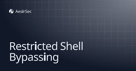 Restricted Shell 的图像结果