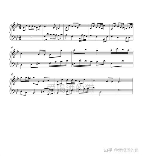 钢琴谱 - 第四级（复调乐曲）卡农（《献给孩子们》第二集 No.31）
