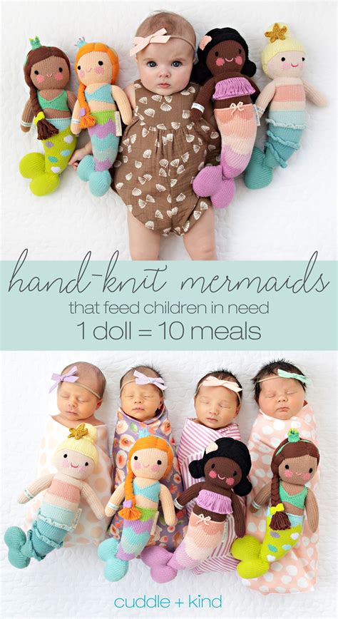 Every cuddle+kind doll is lovingly handcrafted with natural, premium cotton yarn and provides 10 ...
