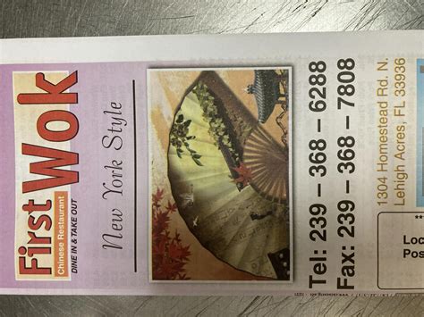 First Wok Chinese Restaurant-Lehigh Acres | Order Online | Chinese