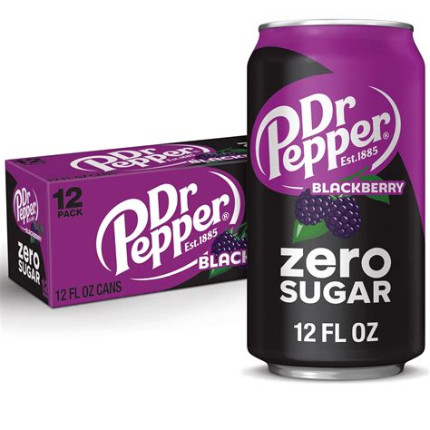 Dr. Pepper Blackberry 12 fl oz Cans 12 Pack Limited Edition - Walmart.com