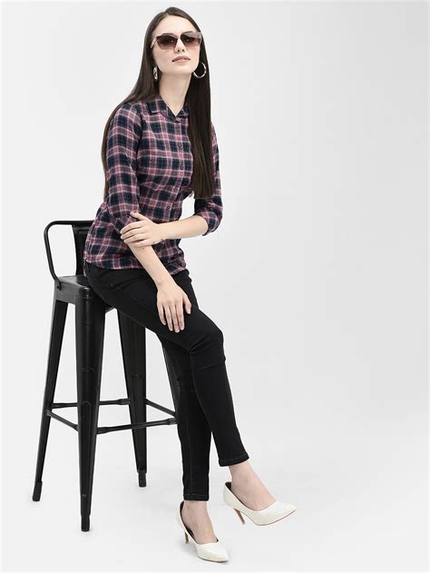 Tartan Checked Pink Shirt – Crimsoune Club