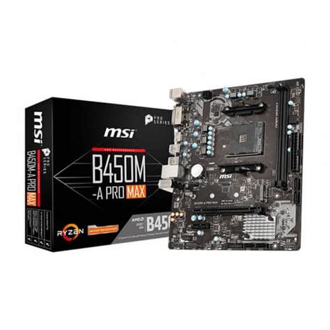 MSI B450M-A PRO MAX Motherboard - mdcomputers.in