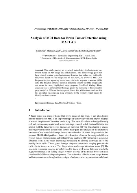 Image result for Brain Tumor Detection Using MATLAB