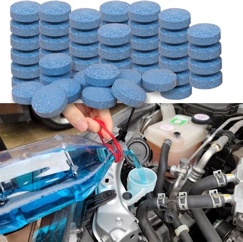 Amazon.com: 100 Pieces Car windshield washer fluid Concentrated Clean Tablets,New Formula ...