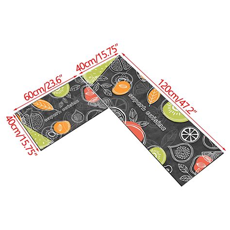 Kedshhgu Clearance 40X60+40X120cm Set Of Kitchen Floor Mats,Water And ...