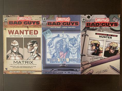 Gargoyles: Bad Guys #1 2 3 SLG Disney Comic Slave Labor Graphics ...