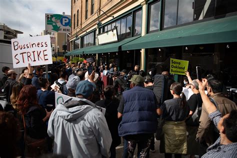 Oakland businesses strike for better police protection: 'We are all suffering.' - Oakland North