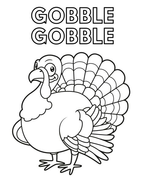 30 Free Thanksgiving Turkey Coloring Pages for Kids - Prudent Penny Pincher