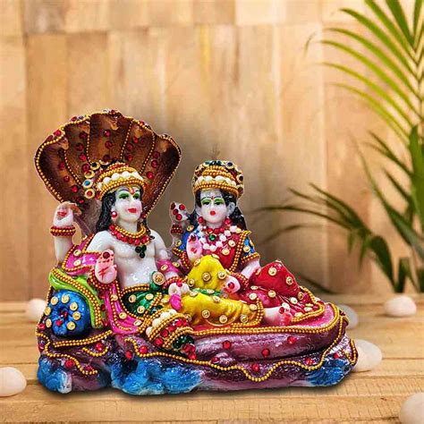 Buy Lord Vishnu Lakshmi Idol Online - Authentic Vishnu Lakshmi ...