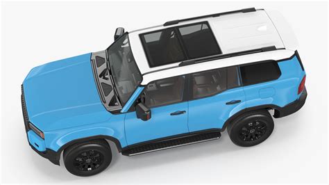 3D Toyota Land Cruiser 2024 Blue Color Rigged for Maya | 3D Molier ...