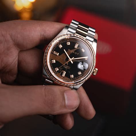 Duxot Atlantica Rainbow Diver Limited Edition Crystal Men's Watch - DX ...