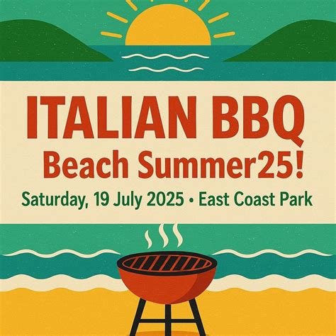 Italian BBQ @ Beach Summer25!, East Coast Park, Singapore, 19 July 2025 ...
