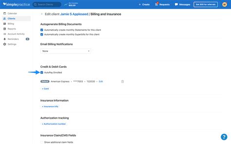Image result for Auto Pay Simple Practice