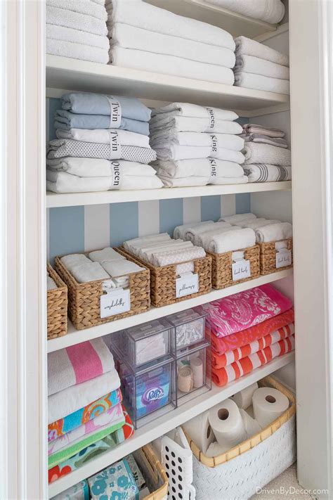 How To Organize Linen Closet Sheets at Eden Celestina blog