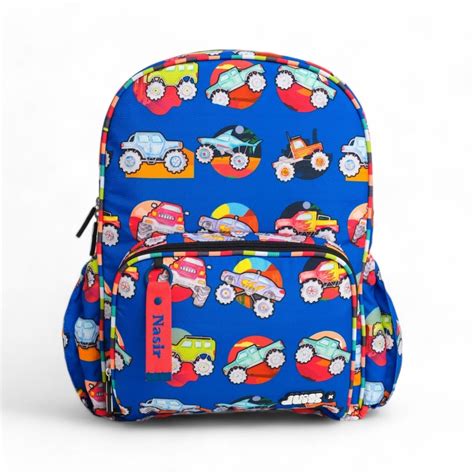 Monster Truck Large Backpack – Baby Jalebi