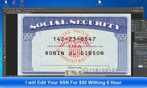 Image result for How Create Fake Social Security Card Signature