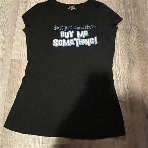 Self Esteem Women's Black and Blue Shirt | Depop