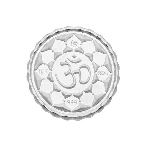Buy Sri Jagdamba Pearls 50 Grams Ganesh Silver Coin Online