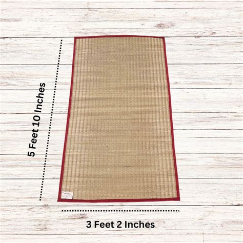 Traditional Chatai Mats with Cotton Fabric Borders – Hastasilpa