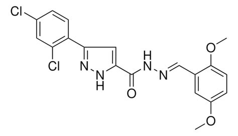 3-(2,4-DICHLORO-PH)-N'-(2,5-DIMETHOXYBENZYLIDENE)-1H-PYRAZOLE-5 ...