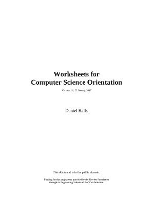 Computer Science Orientation - spot pcc Doc Template | pdfFiller