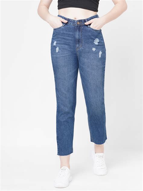 Buy Women High-Rise Mom Fit Jeans | Kraus Jeans