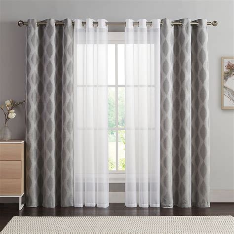 double curtains for living room