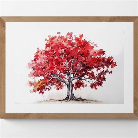 Image result for Tutorial Painting Red Tree