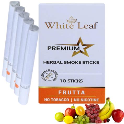 Buy White Leaf Premium Herbal Smoke Cigarettes 100% Tobacco-Free, 100% ...