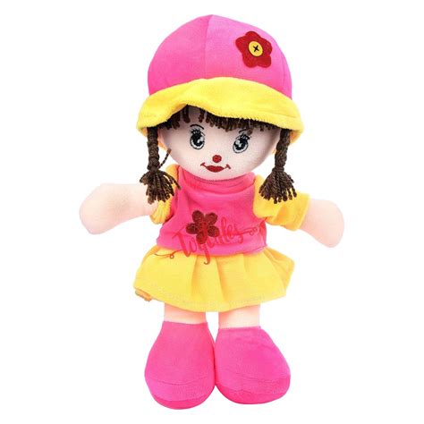 TOYTALES Plush Addie Girl 35 cm, Super Soft Stuffed Doll for Baby Girls ...