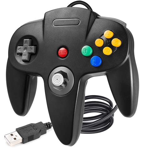 Buy iNNEXT USB Retro N64 Controller, Classic Retro N64 Wired USB PC ...
