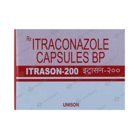 ITASPOR 200MG CAPSULE 10'S, Price, Composition & Generic Alternatives ...